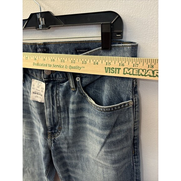 J. Crew Straight Signature Flex Men's Jeans 32x30 Blue New - Picture 4 of 14